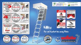 Abbildung: Wellhöfer Scherentreppe Liliput - Für viel Komfort bei wenig Platz