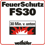 Wellhöfer FeuerSchutz-Bodentreppen: Sicherheit mit der passenden Feuerwiderstandsdauer für alle Brandschutzdecken.